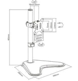 single monitor economy articulating stand | 91-LDT12T01