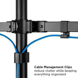 pole mount dual-screen monitor stand | 91-ldt57t02 Desktop Mount JS Bazar