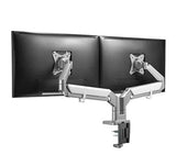 Dual Monitors Space-Saving Gas Spring Monitor Arm | LDT44-C024 Desktop Mount JS Bazar