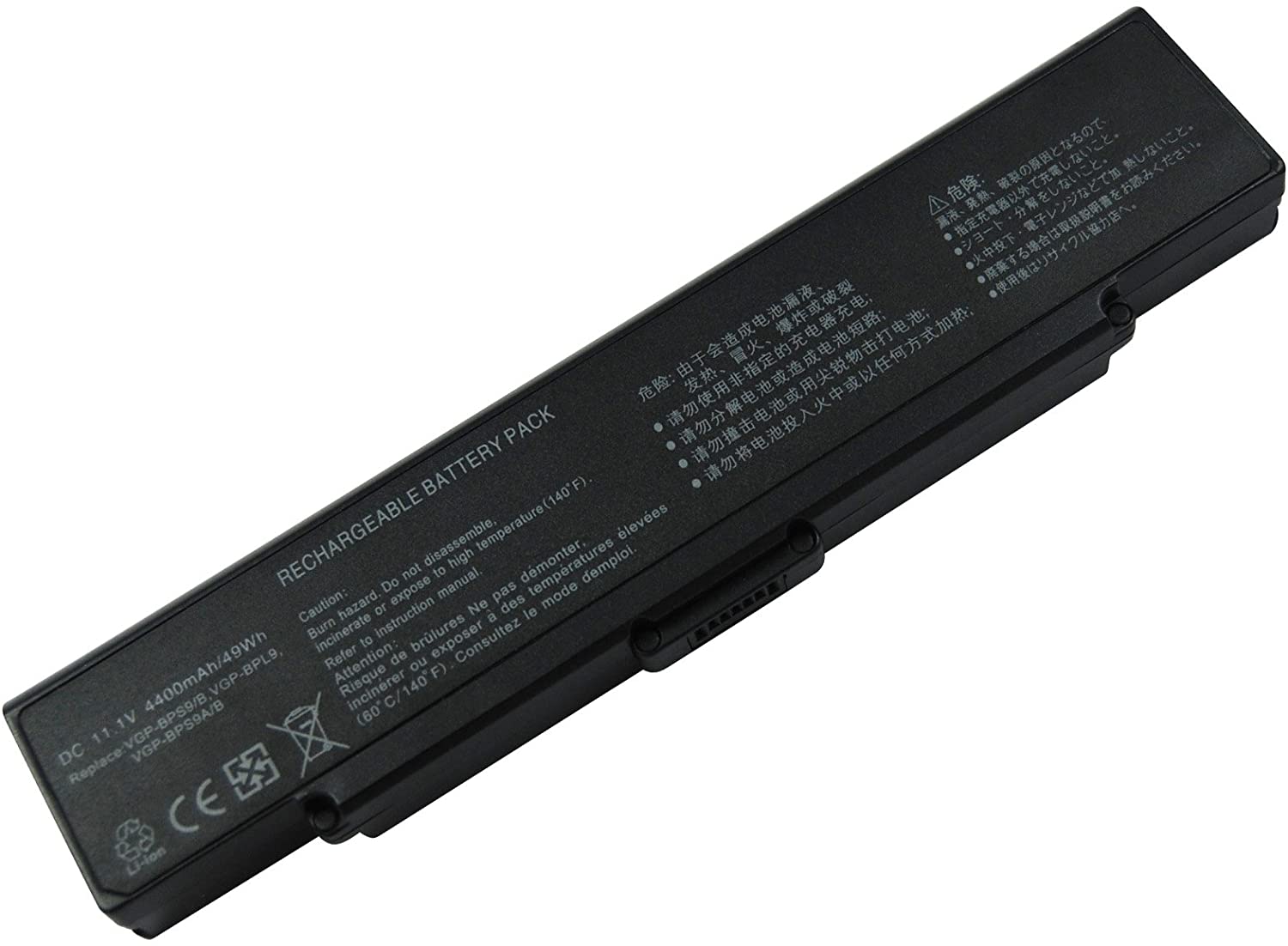 Sony VAIO Laptop Battery for Sony vgn-nr490e/w, vgp-bps9 vgp bps9a vgp bps9 b vgp bps9 s vgp bpl9 vgp bpl9a vgp bpl9 b vgp bpl9 s series Laptop Batteries JS Bazar