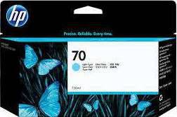 HP 70 130-ml Light Cyan Genuine Ink Cartridge : C9390A Cartridges JS Bazar