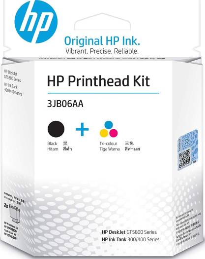 HP GT51 GT52 Original Print Head Replacement Kit (3JB06AA) Cartridges JS Bazar