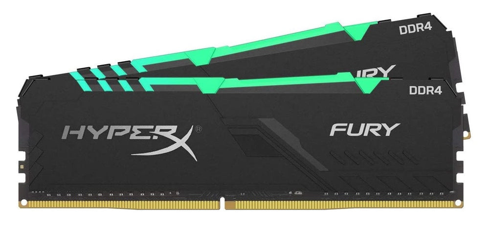 HyperX Fury RGB 32GB (16GB x2) DDR4 3600Mhz Non ECC RAM DIMM, Desktop Memory | HX436C18FB4AK2/32 - JS Bazar