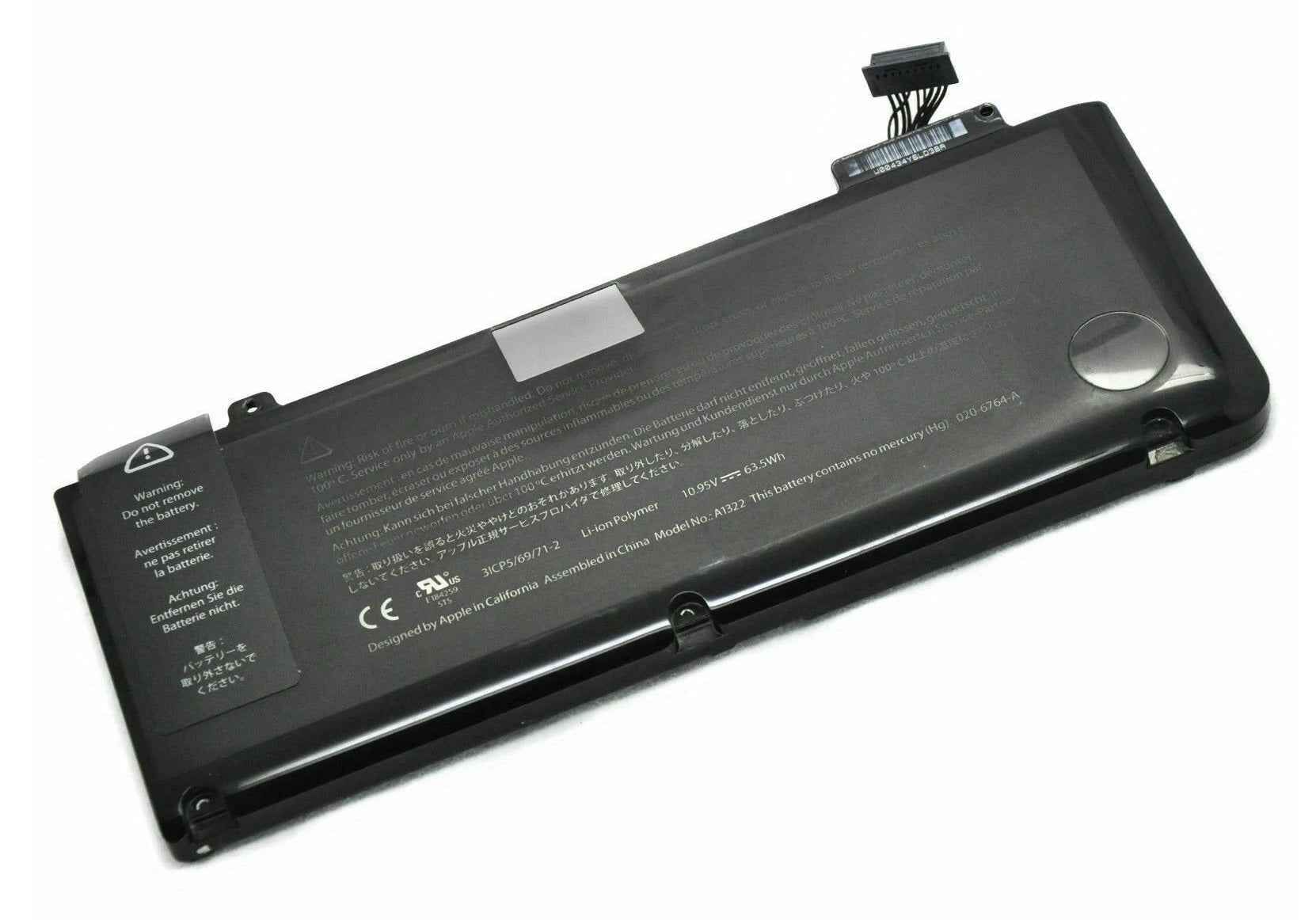 Apple MacBook pro Battery 13 inch 2009 2010 2012 and late 2011 early 2011 year a1322 13″ a1278 fit mb990ll a 10.95v 63.5wh a1278 Laptop Batteries JS Bazar