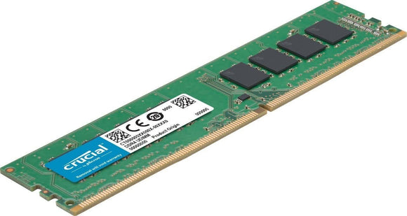 Crucial 16GB DDR4, 2666 MT/s (PC4-21300) CL19 DR x 8 ECC Registered DIMM, 288-Pin Memory | CT16G4RFD8266