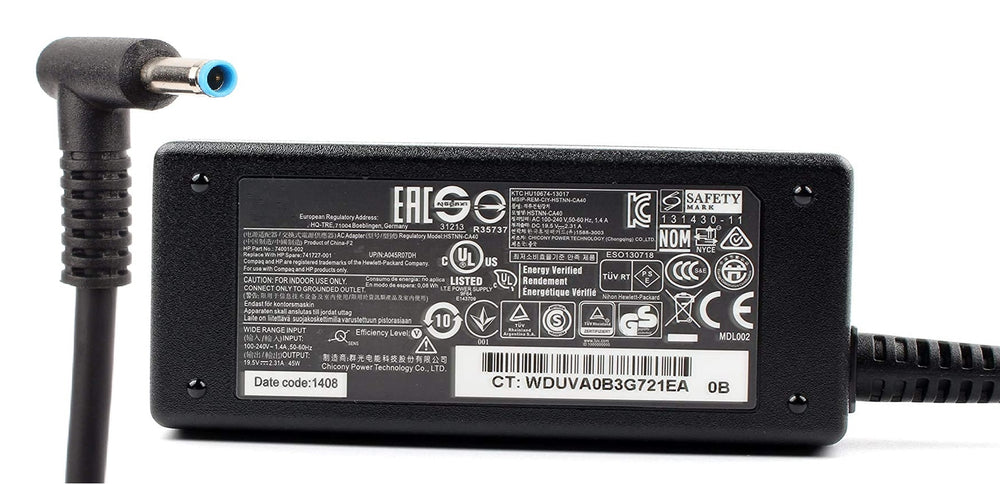 HP notebooks 45W adapter with a 4.5mm connector - JS Bazar