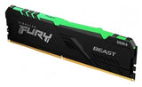 Kingston FURY Beast RGB 32GB (2x16GB) 3600MHz Desktop Memory, DDR4, CL18, Kit of 2 | KF436C18BBAK2/32 RAM JS Bazar