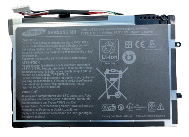 DKK25 Original Dell Alienware Laptop Battery for Dell Alienware M11x R1, Laptop Batteries JS Bazar