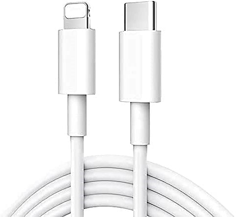 Lightning Cable for iPhone & iPad (1 Meters) - White Power Adapter & Charger Accessories JS Bazar