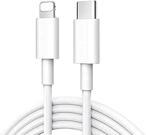 Lightning Cable for iPhone & iPad (1 Meters) - White - JS Bazar