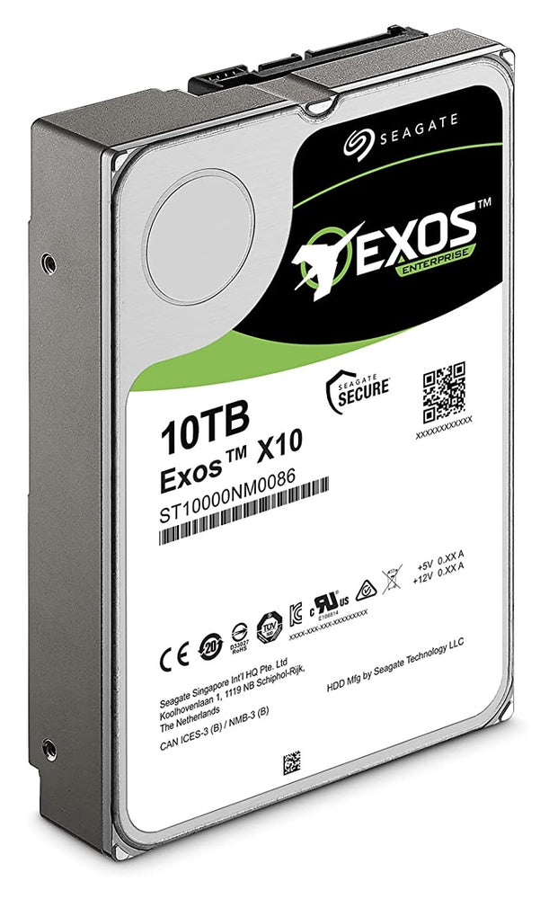 Seagate Exos X10 10TB 512e SATA 6Gb/s 7200 RPM 3.5-Inch Enterprise Internal Hard Drive (HDD) | ST10000NM0086 - JS Bazar
