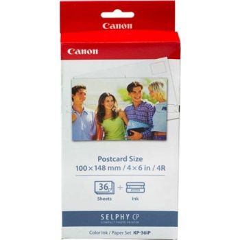 Canon Color Ink/Paper Set KP-36IP - Cartridge and Card Paper Cartridges JS Bazar