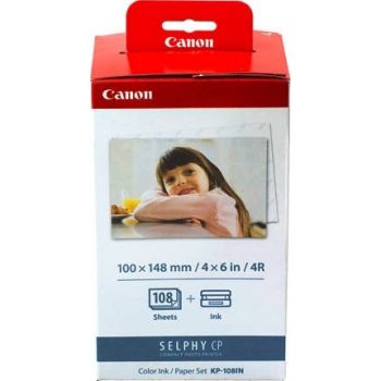 Canon KP-108IN Color Ink/Paper Set - KP-108IN Cartridges JS Bazar