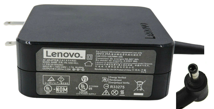 45W Lenovo IdeaPad 310 320 330 330s 3 5 120s 120 130 130s 510 520 530s 710s 310-15ABR 310-15IKB 320-15ABR 310-14ISK Laptop Replacement Charger - JS Bazar