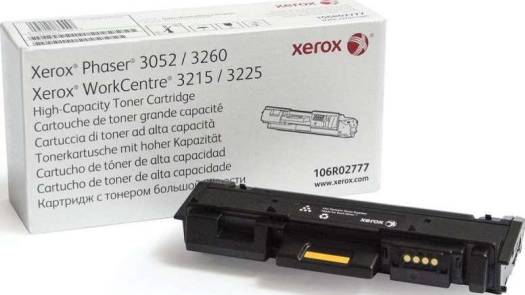 Black, Standard Capacity Toner Cartridge, Phaser 3260/WorkCentre 3215/3225 Model: 106R02775 (1,500 Pages) Toners JS Bazar