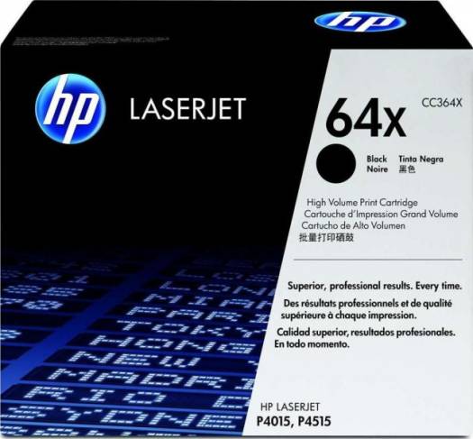 HP 64X Black High Yield Original LaserJet Toner Cartridge(CC364X) Toners JS Bazar