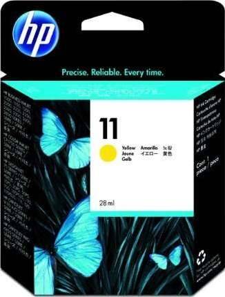 HP 11 Yellow Original Ink Cartridge : C4838A Cartridges JS Bazar