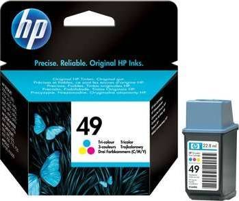 HP 49 Tri-color Original Ink Cartridge : 51649A Cartridges JS Bazar