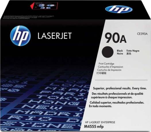 HP 90A Black LaserJet Toner Cartridge ; CE390A Toners JS Bazar