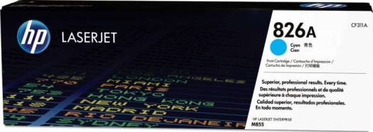 HP 826A Cyan LaserJet Toner Cartridge : CF311A Toners JS Bazar