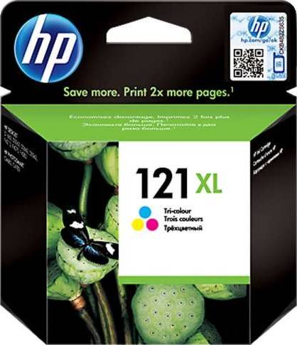 HP 121 XL Ink Tri-Color : CC644HE XL Cartridges JS Bazar