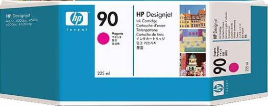 HP 90 225-ml Magenta Ink Cartridge : C5062A Cartridges JS Bazar