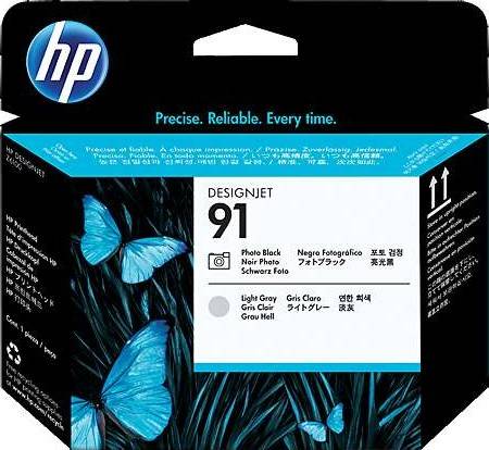 HP 91 Photo Black and Light Gray DesignJet Printhead : C9463A Cartridges JS Bazar