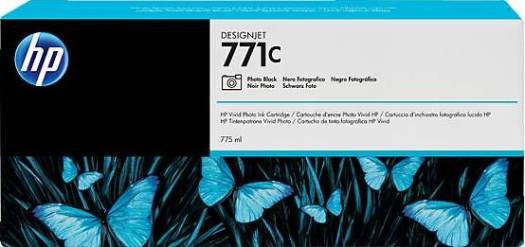 HP 771C Photo Black DesignJet Ink Cartridge - 775-ml : B6Y13A Cartridges JS Bazar