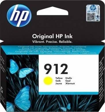 HP 912 Yellow Original Ink Cartridge : 3YL79AE Cartridges JS Bazar