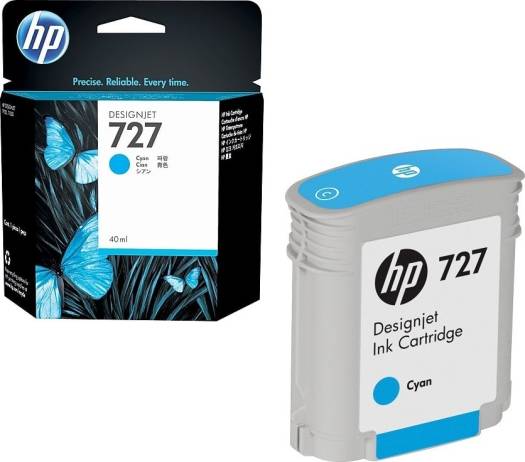 HP 727 40-ml Cyan Designjet Ink Cartridge : B3P13A Cartridges JS Bazar
