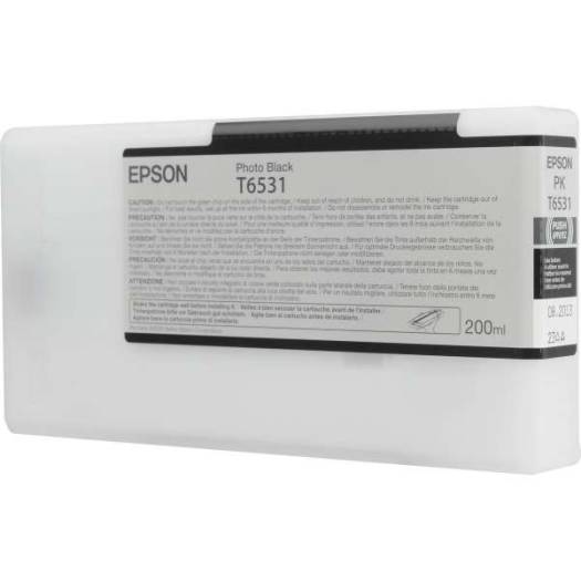 Epson UltraChrome HDR Ink Cartridge - 200ml Photo Black (T653100) Cartridges JS Bazar