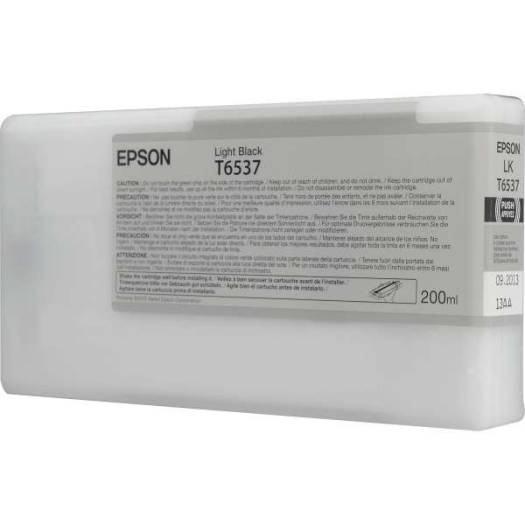 Epson UltraChrome HDR Ink Cartridge - 200ml Light Black (T653700) Cartridges JS Bazar