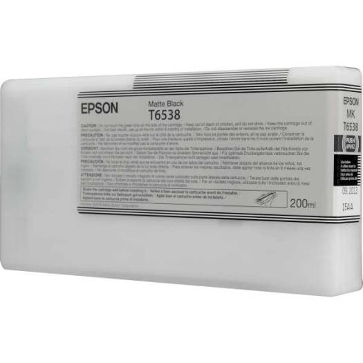 Epson UltraChrome HDR Ink Cartridge - 200ml Matte Black (T653800) Cartridges JS Bazar