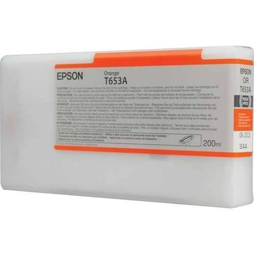 Epson UltraChrome HDR Ink Cartridge - 200ml Orange (T653A00) Cartridges JS Bazar