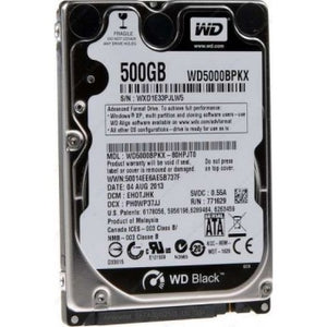 WD 500GB Black Performance Mobile Hard Disk Drive - 7200 RPM SATA 6 Gb/s 16MB Cache 9.5 MM 2.5 Inch | WD5000BPKX - JS Bazar
