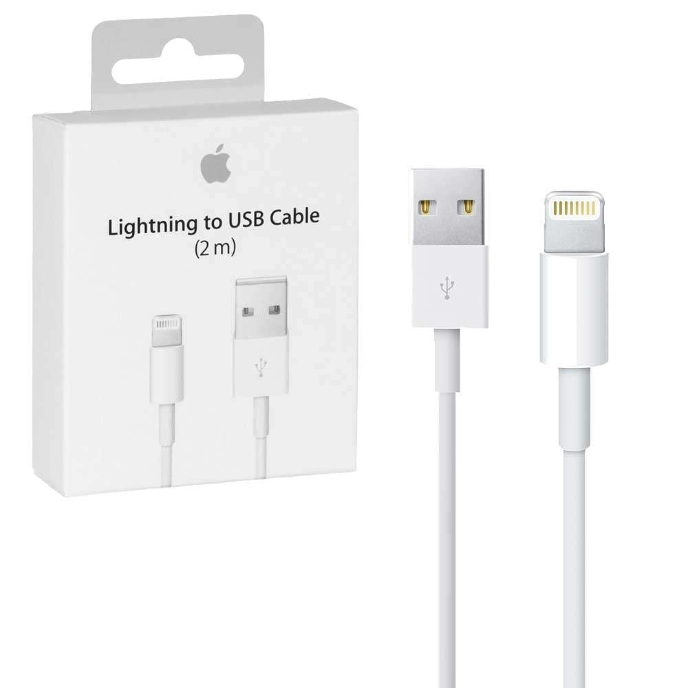 Lightning Cable for iPhone & iPad (1 Meters) - White Power Adapter & Charger Accessories JS Bazar