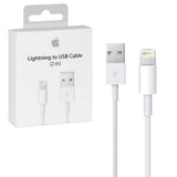 Lightning Cable for iPhone & iPad (1 Meters) - White Power Adapter & Charger Accessories JS Bazar