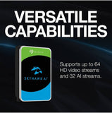 Seagate SkyHawk 18TB AI SATA III 3.5" Internal Surveillance Hard Drive : ST18000VE002 Hard Drives JS Bazar