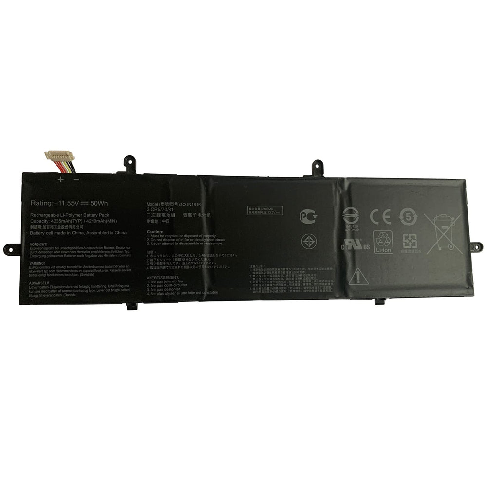 C31N1816 Asus Zenbook Flip 13 UX362FA-EL090T, Zenbook 14 UX433FQ-A5032R Replacement Laptop Battery - JS Bazar