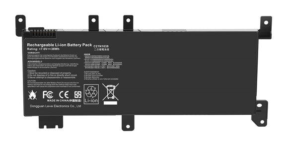 C21N1638 ASUS F442U A480U 2 Core Vivobook X442UA Asus Laptop Battery Laptop Batteries JS Bazar