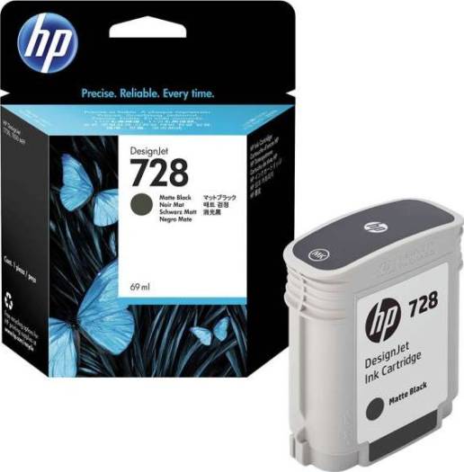 HP 728 69-ml Matte Black DesignJet Ink Cartridge : F9J64A Cartridges JS Bazar