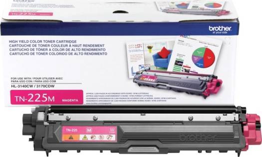 Brother Genuine High Yield Toner Cartridge, TN225M, Replacement Magenta Toner, Page Yield Up To 2,200 Pages (TN225M) Toners JS Bazar