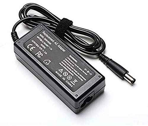18.5V 3.5A 65W AC Adapter Charger Compatible with HP Pavilion G4 G6 G7 G32 G42 G56 G60 G61 G62 G71 G72 DV3 DV4 DV5 DV6 DV7 DM4 M6 M7 Series Compaq Presario CQ56 CQ57 CQ58 CQ62 CQ61 CQ60 Power Supply Laptop Charger JS Bazar