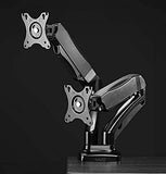 Newstar Dual screen LCD stand universal rotary lift bracket Gas Spring | 91-LDT13C024 Desktop Mount JS Bazar