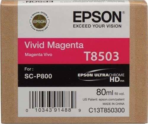 Epson UltraChrome HD T850 Vivid Magenta Ink Cartridge (T850300) Cartridges JS Bazar