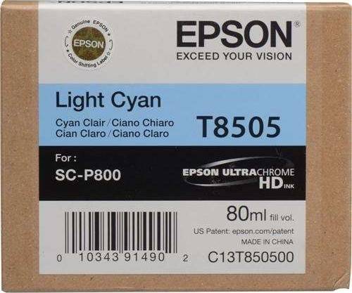 Epson UltraChrome HD T850 Light Cyan Ink Cartridge (T850500) Cartridges JS Bazar