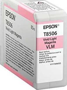 Epson UltraChrome HD T850 Vivid Light Magenta Ink Cartridge (T850600) Cartridges JS Bazar