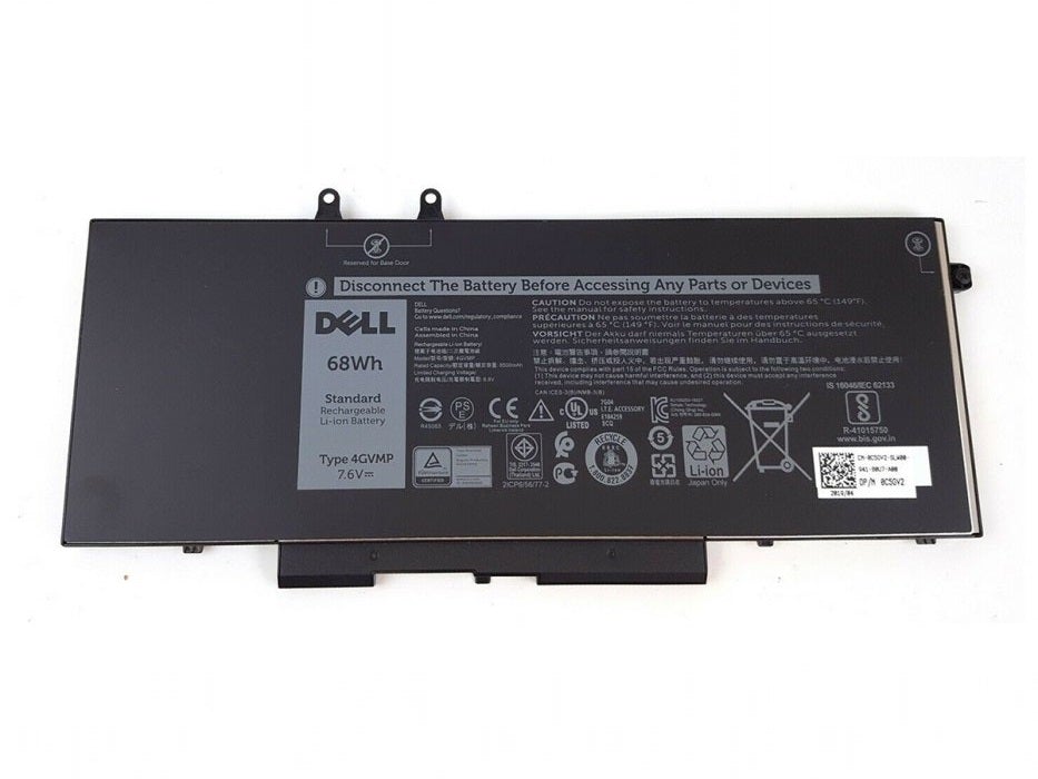 Replacement 4GVMP Dell Latitude 5400, 5500 Precision 3540 Replacement Laptop Battery - JS Bazar