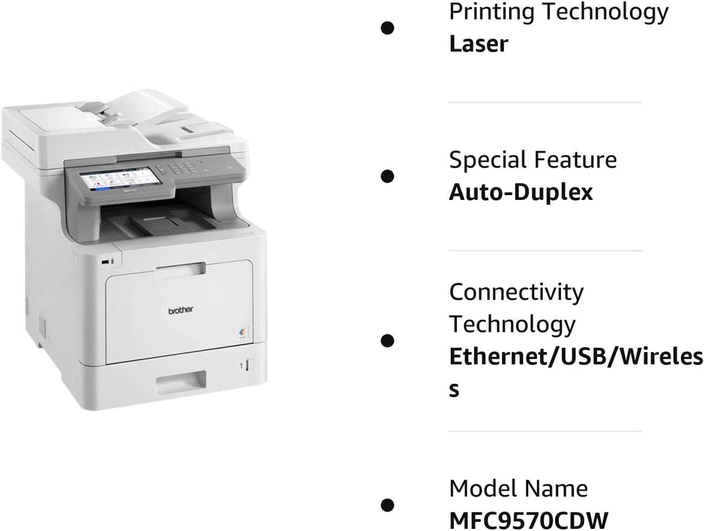 Brother MFC-L9570CDW Color Laser Multi-Function Printer, All-in-One Printer : MFC-L8610CDW, - JS Bazar