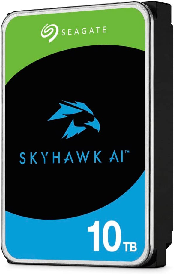Seagate 10TB SkyHawk AI Surveillance, 3.5 Inch Hard Drive : ST10000VE0008